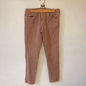 American Eagle pink jeggings size 10